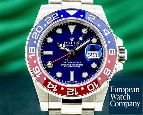 rolex gmt blue gold